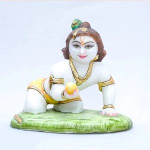 2 Feet Marble Krishna Statue