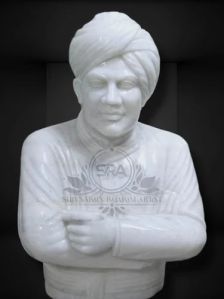 White Marble Swami Vivekananda Statue