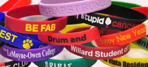 Printed Rubber Wristbands