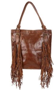 Fringe Leather Bag