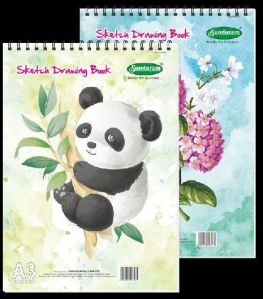 Sundaram Sketch Drawing Book - A3 - 36 Pages (D-8)