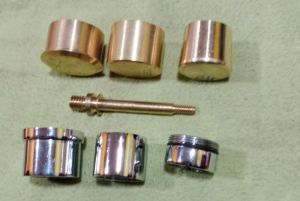 Brass Sanitary Caps and Rod
