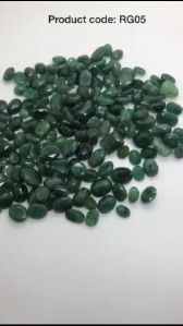 Zambian Emerald cut gemstone