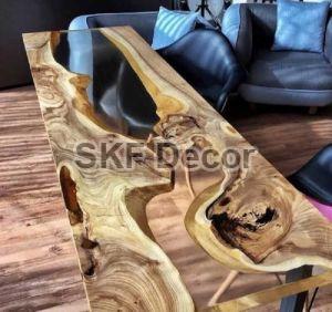 Epoxy Resin Top Dining Table