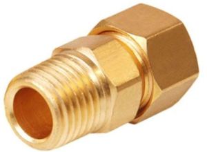 Brass Compression Male Connector