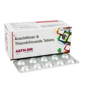 Acelofenac 100mg Paracetamol & Thioclchoside 4mg Tablets