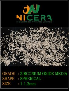 Ceria Stabilized Zirconium Oxide Beads