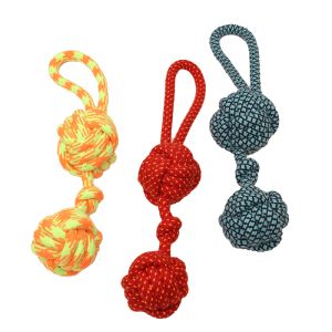 2 Ball Dog Rope Toy