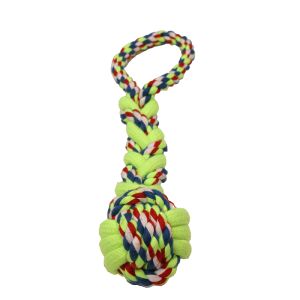 Twisted Handle Ball Dog Rope Toy