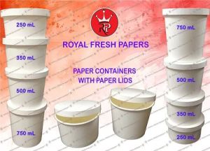 Paper Container with Lid