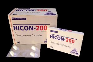 Itraconazole 200 mg :Hicon 200 Mg Capsules