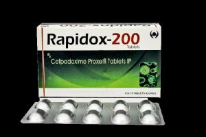 Cefpodoxime 200 mg Tablet : Rapidox 200 Mg Tablets