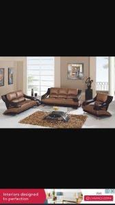 Leather Sofa Set