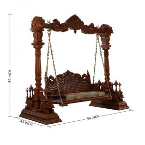 Beautiful Carved Indian Traditional Royal Swing