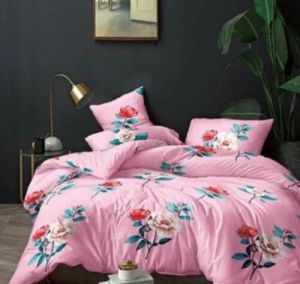 cotton printed bed sheet