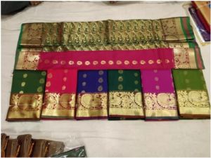 Big Peacock Pallu Silk Saree