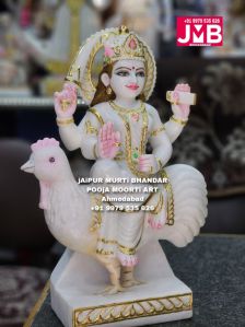Marble Bahuchar Maa Statue