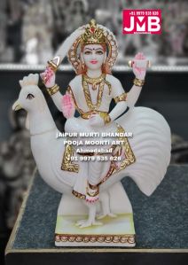 Marble Bahuchar Maa Statue