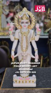 Marble Parvati Maa Statue