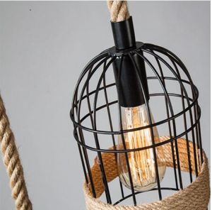 Birds Cage Hanging Pendant Light