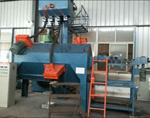 Wire rod blasting machine