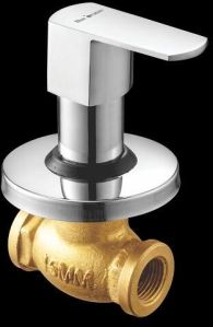 Concealed Stop Cock 15mm with Wall Flange