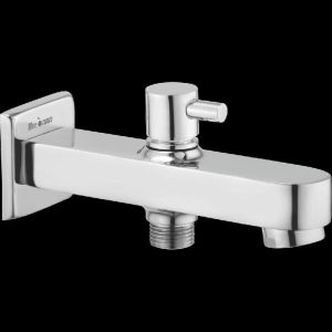 Wall mounted single lever basin mixer