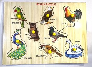 Wooden Birds Puzzle