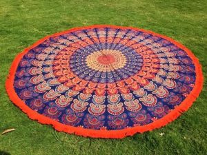 Printed Round Beach Towels