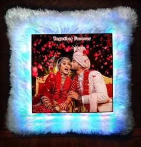 LED Fur Cushion