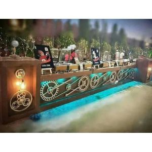Wooden Catering Counter