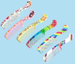 Handle Fancy Printed Comb