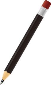 Black velvet pencil