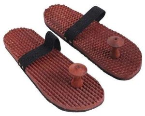 Wooden Accupressure Slipper