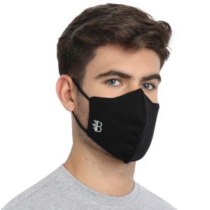 Bamboo Fabric Unisex Face Mask 5 Layer filtration Pack of 2