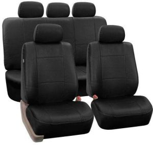 Black Rexine Car Seat Covers