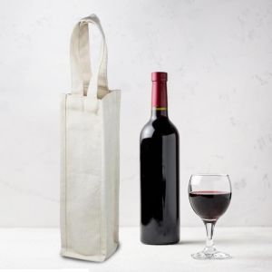 Canvas Wine Bottle Bag