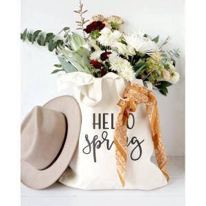 handmakers canvas return gift bag