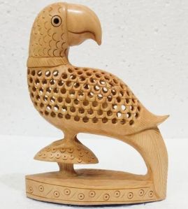 Wooden Birds Statue