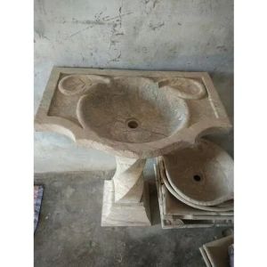 Marble Pedestal Wash Basin