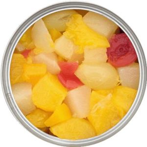 Canned fruit cocktail