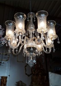 glass chandelier 6 LP