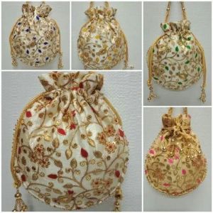 Designer Embroidered Potli Bag