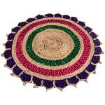 Colorful Jute Mat