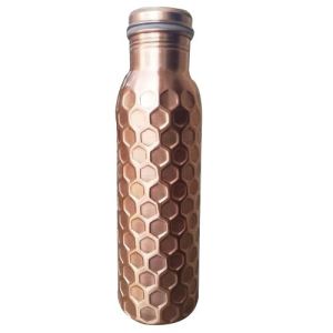 Embossed Copper Bottle