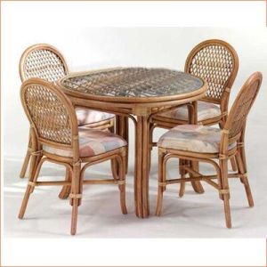 Cane Dining Set