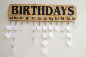 birthday calendars