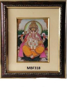 Lord Ganesha Wooden Frame