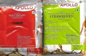 Apollo Strawberry Soft Drink Concentrate