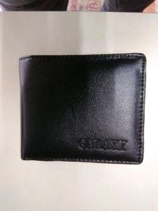 Mens Black Leather Wallet